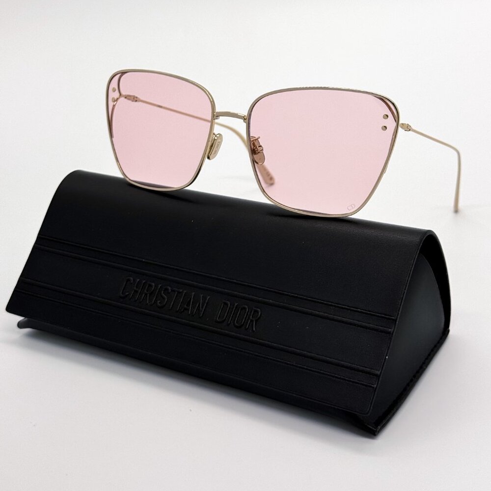 NEW DIOR MISSDIOR B2U B0L0 WOMEN BUTTERFLY PINK SUNGLASSES DIOR MISS DIOR B2U